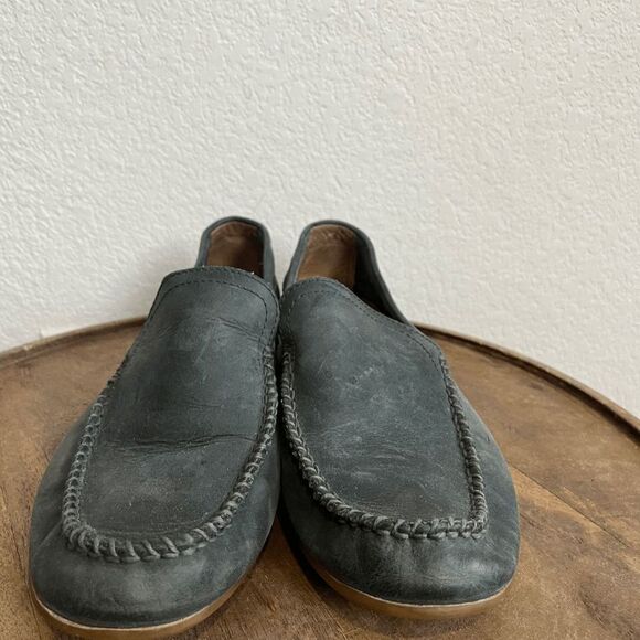 Frye Boots Ash Gray Lewis Venetian Slip-On Loafer Driving Shoes Men's Size 8 - Picture 6 of 9